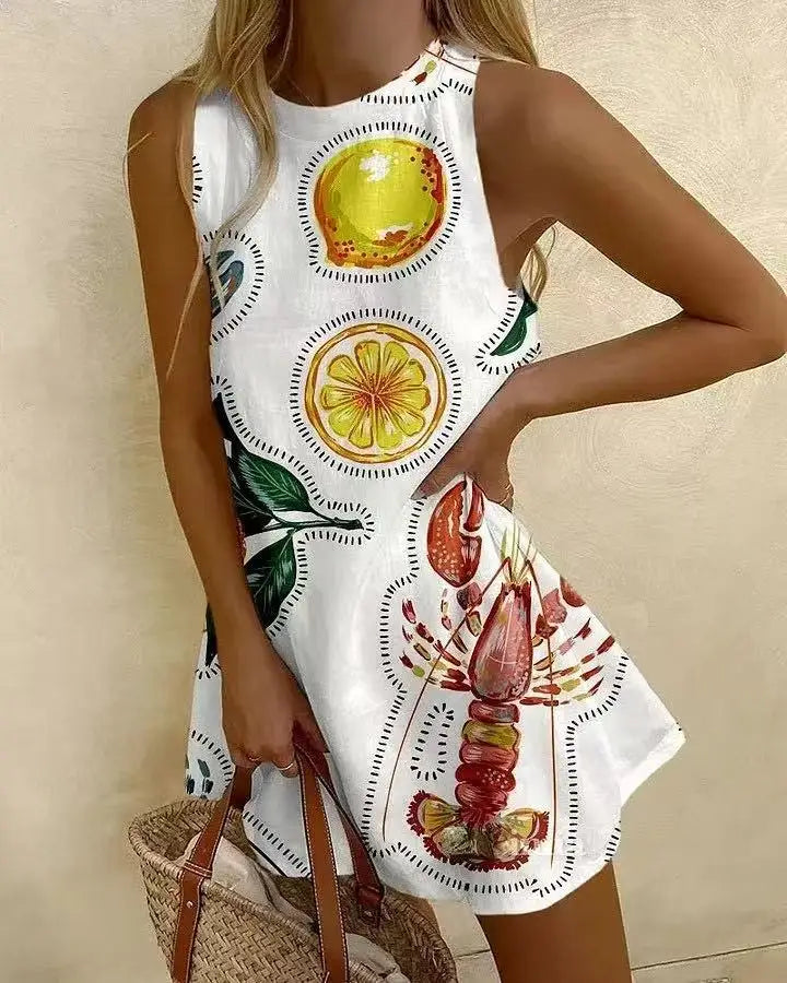 RISABELLE - VESTIDO DE VERANO ARTÍSTICO