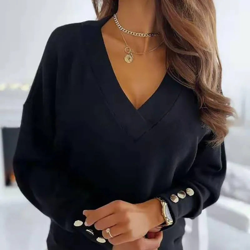 Amelia™ - Suéter con escote en V elegante