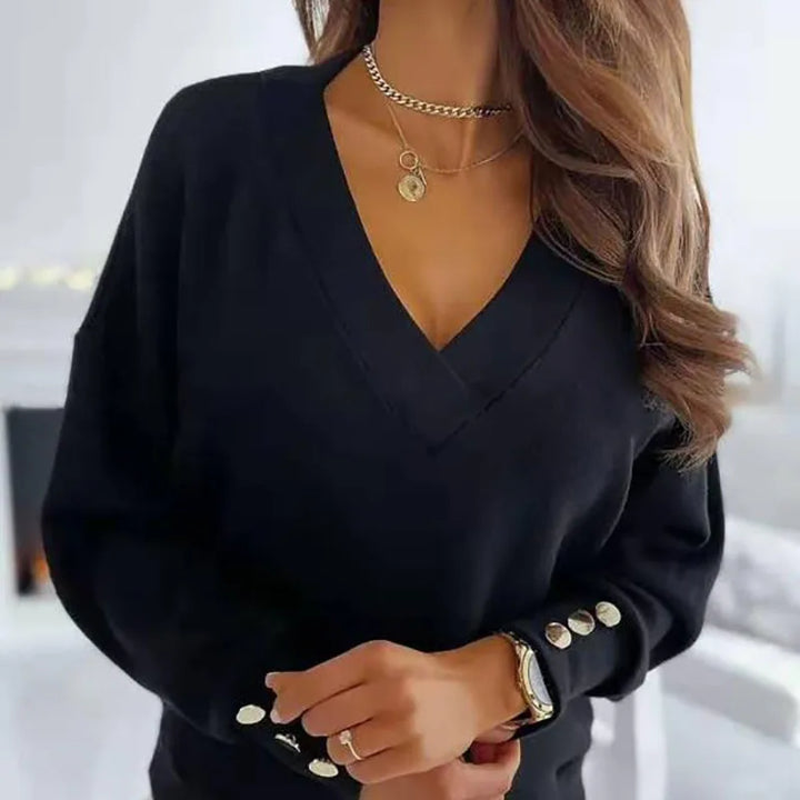 Amelia™ - Suéter con escote en V elegante