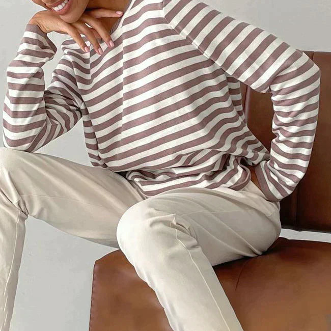 Grace™ - Camisa Elegante a Rayas