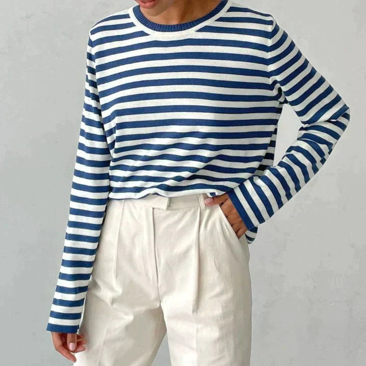Grace™ - Camisa Elegante a Rayas