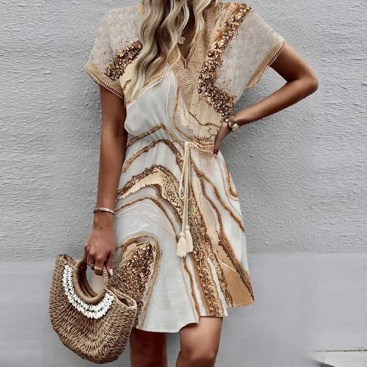 SIMA - VESTIDO CHIC DE ESCOTE EN V