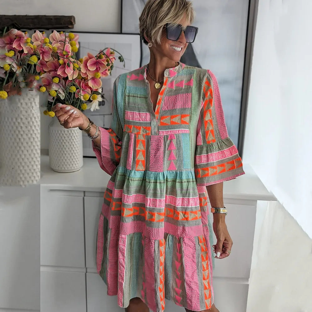 LIZ - VESTIDO ELEGANTE DE PRIMAVERA