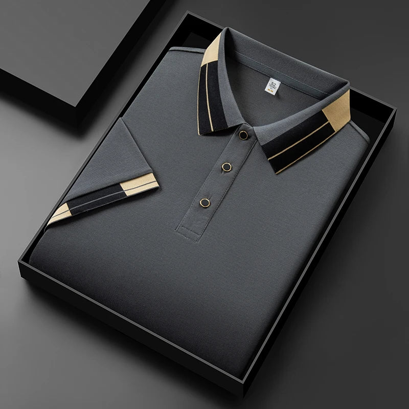 VALDEMOR - CAMISA POLO CLÁSICA CON BORDES EN CONTRASTE