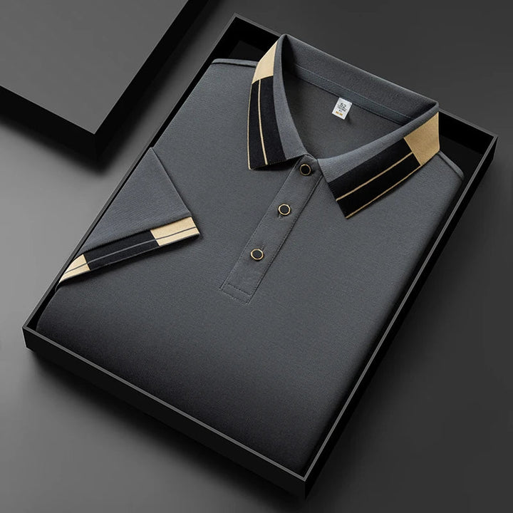 VALDEMOR - CAMISA POLO CLÁSICA CON BORDES EN CONTRASTE