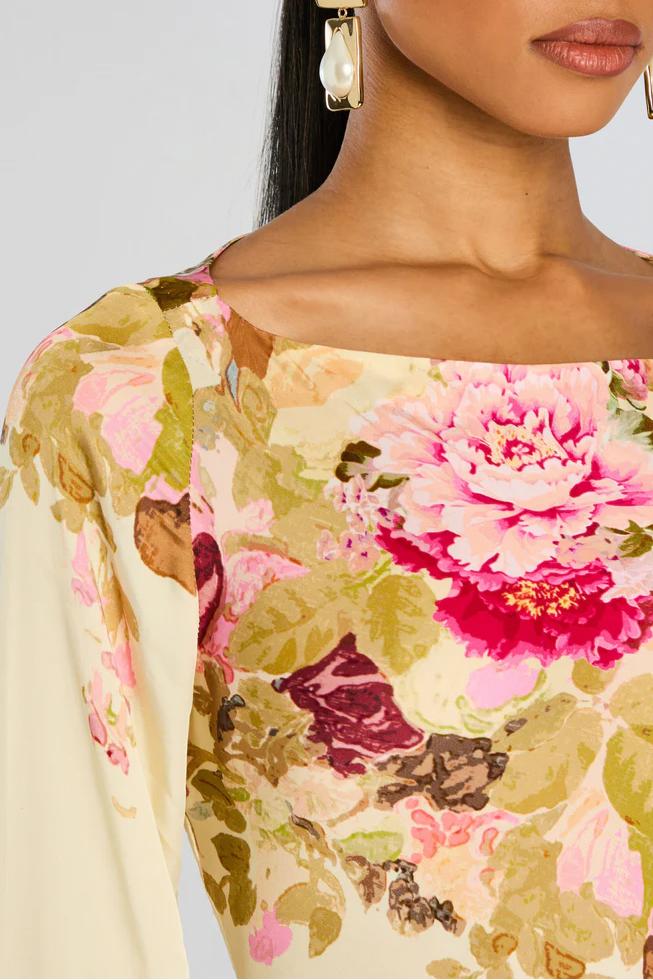 KORINA - VESTIDO FLORAL ELEGANTE