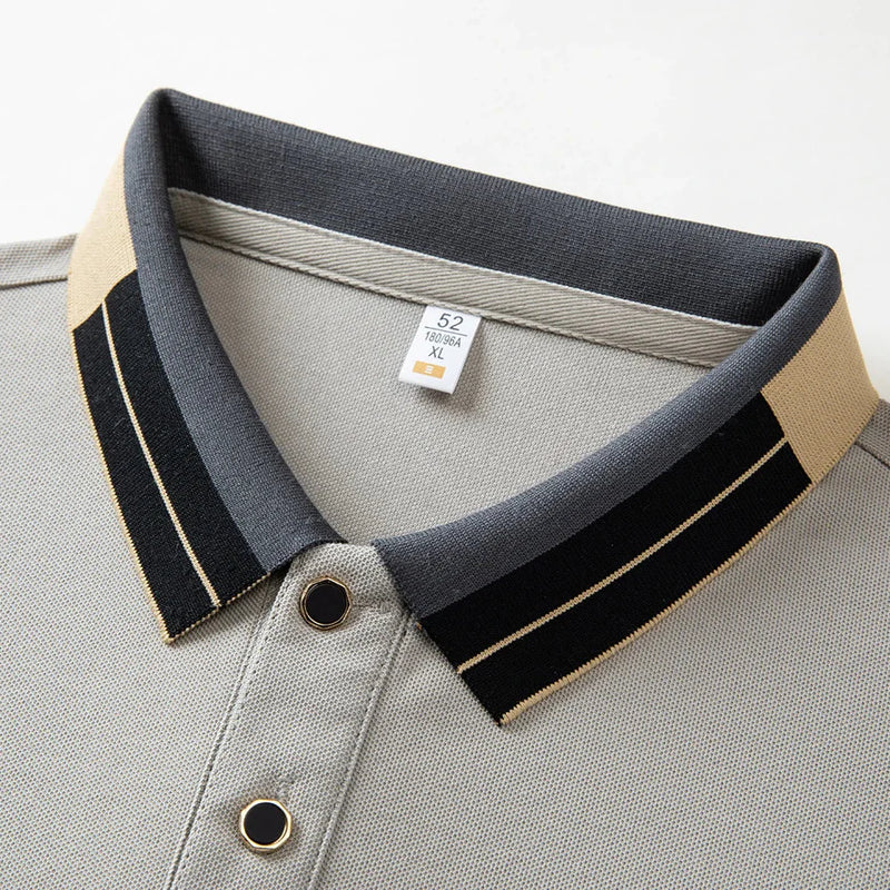 VALDEMOR - CAMISA POLO CLÁSICA CON BORDES EN CONTRASTE