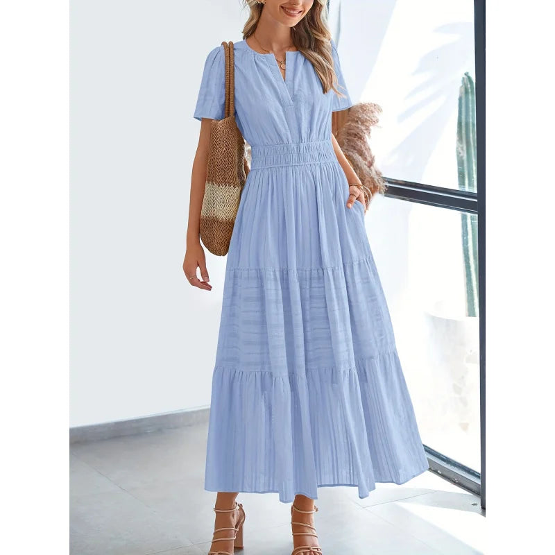 KARINA - VESTIDO ELEGANTE BAÑADO POR EL SOL