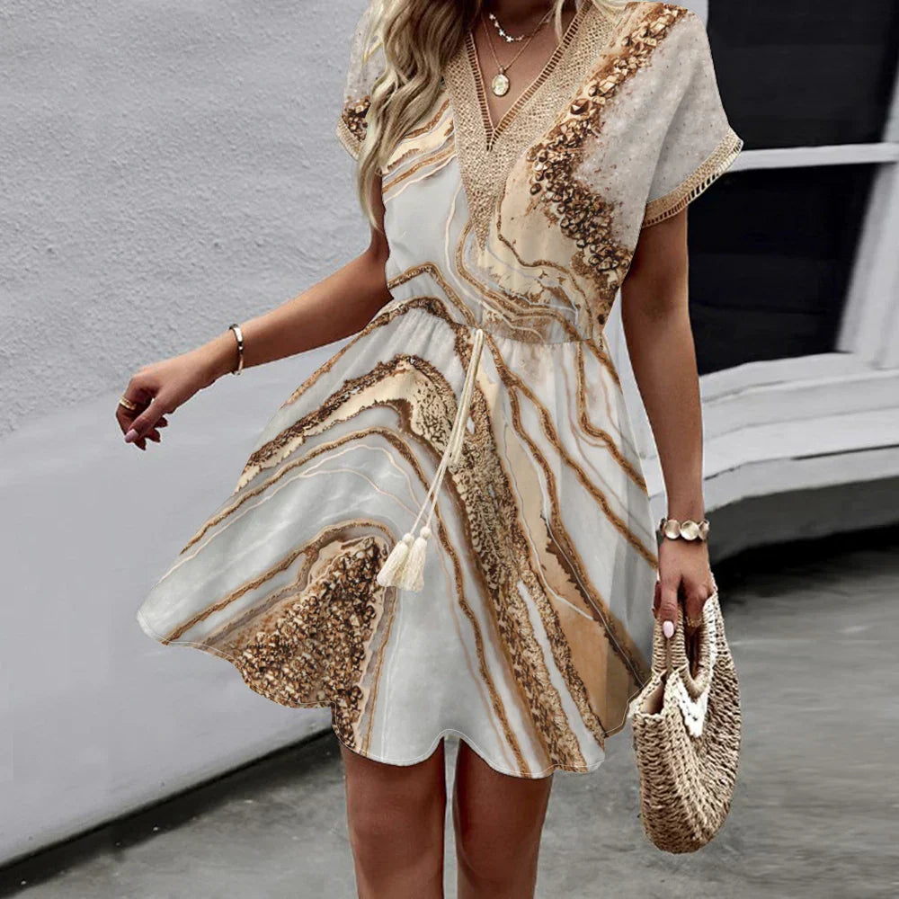SIMA - VESTIDO CHIC DE ESCOTE EN V