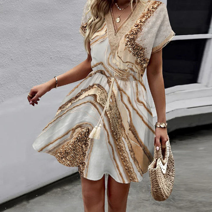 SIMA - VESTIDO CHIC DE ESCOTE EN V