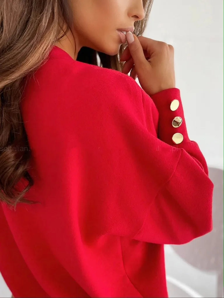 Amelia™ - Suéter con escote en V elegante