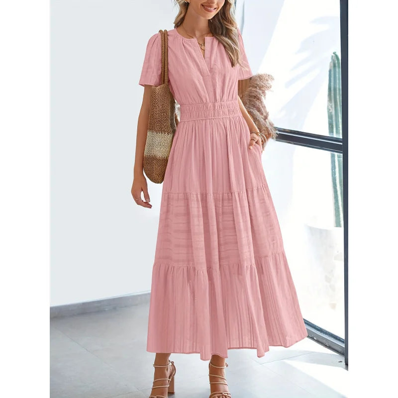 KARINA - VESTIDO ELEGANTE BAÑADO POR EL SOL
