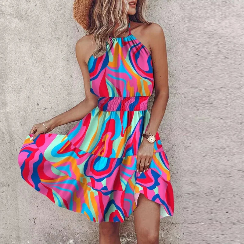 Angela - Vestido Halter Chic