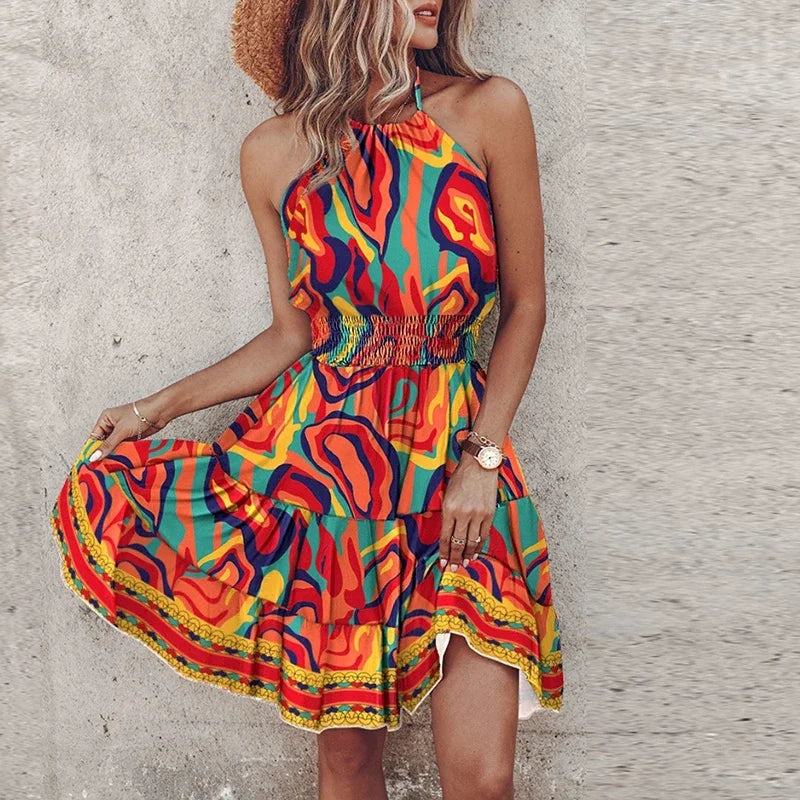 Angela - Vestido Halter Chic