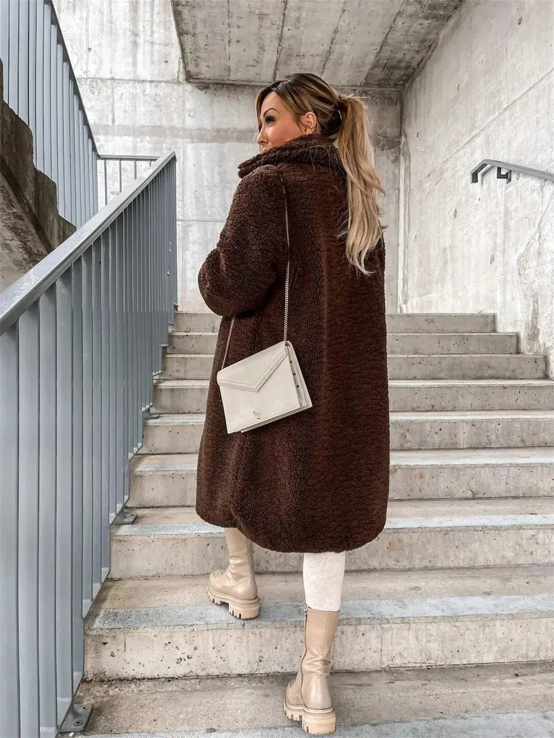 CARALINE - ABRIGO DE FORRO POLAR FROST