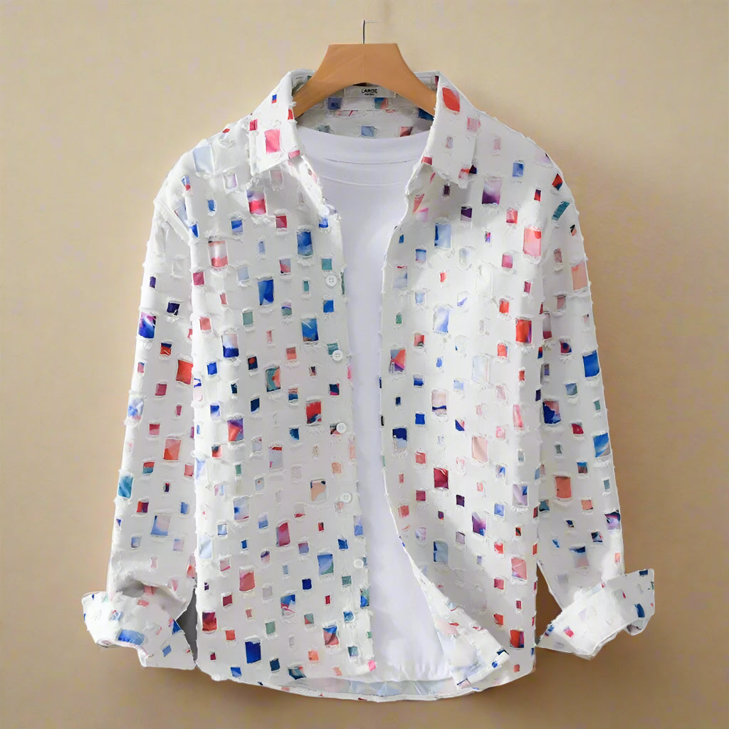 TAMMY - CAMISA CON ESTAMPADO SOFISTICADO