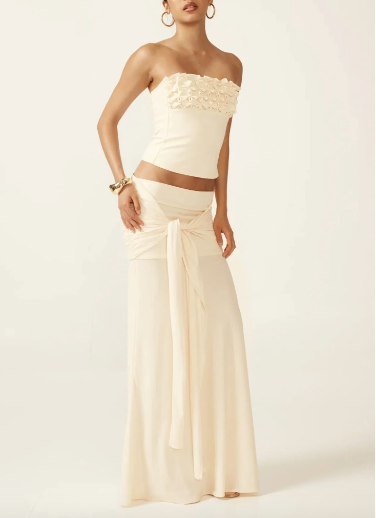 MARGOT - CONJUNTO DE TOP TUBO Y FALDA MAXI