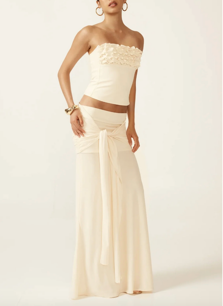MARGOT - CONJUNTO DE TOP TUBO Y FALDA MAXI