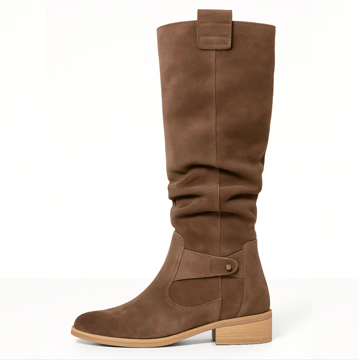 UNA – BOTINES ELEGANTES DE GAMUZA