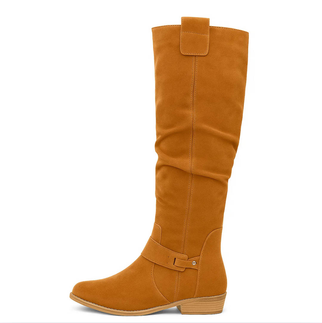 UNA – BOTINES ELEGANTES DE GAMUZA