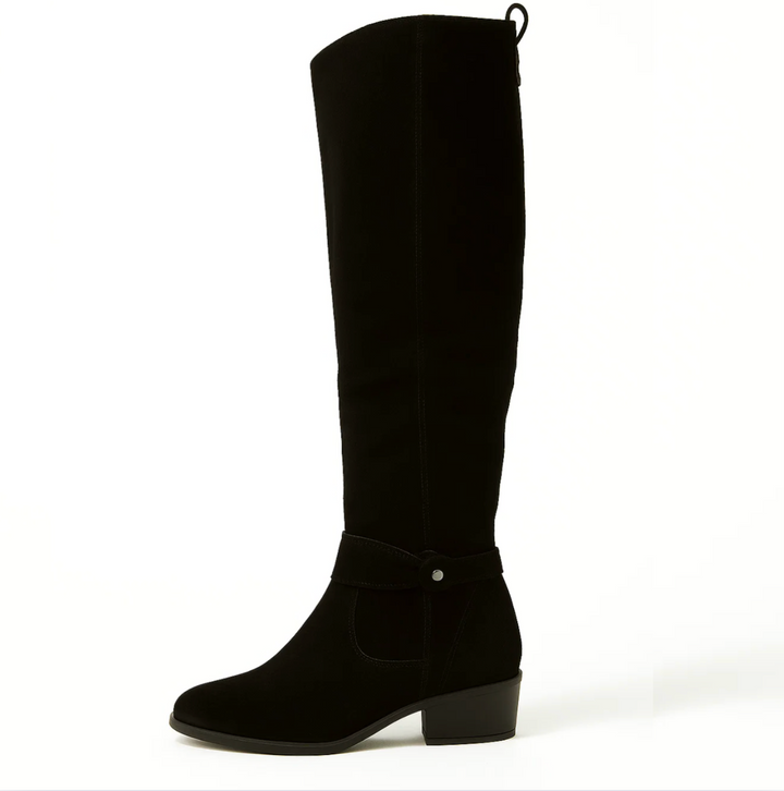 UNA – BOTINES ELEGANTES DE GAMUZA