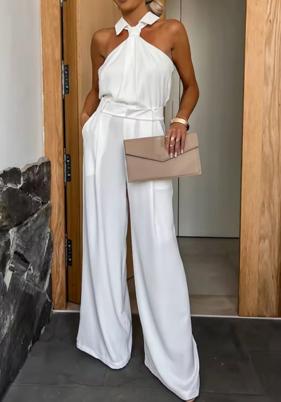 INKA - ELEGANTE MONO FORMAL SIN MANGAS