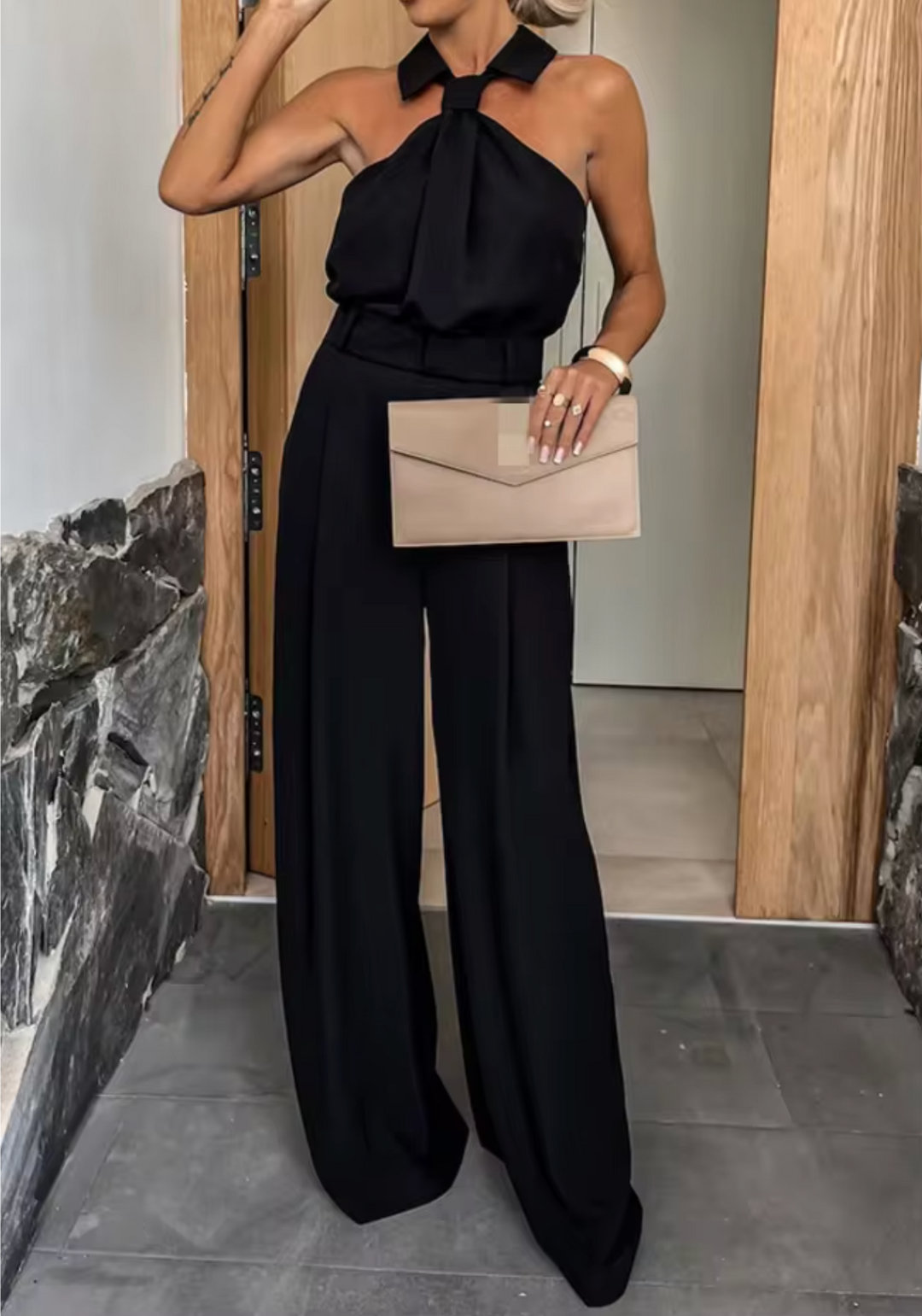 INKA - ELEGANTE MONO FORMAL SIN MANGAS