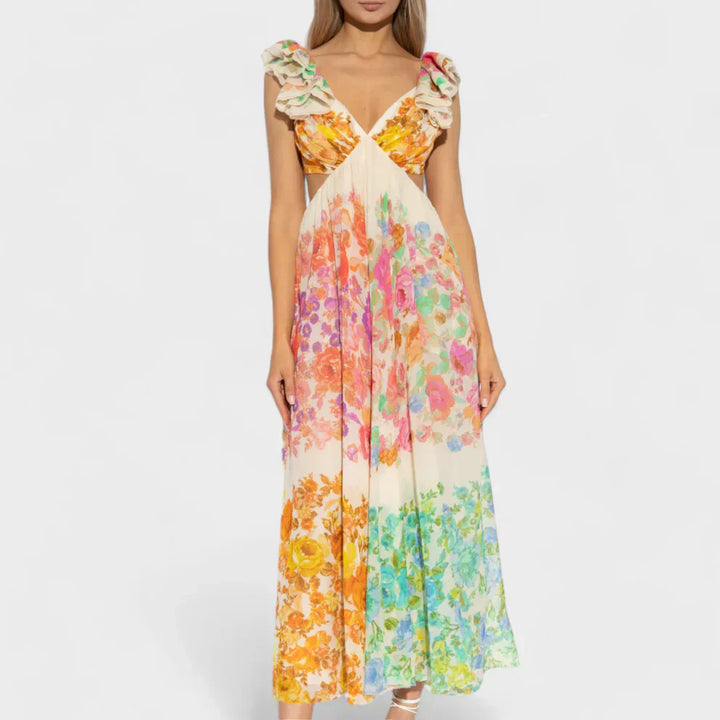 GLADYS - VESTIDO ÍCONO DE MODA FLORAL