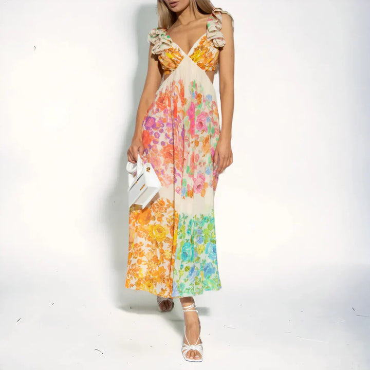 GLADYS - VESTIDO ÍCONO DE MODA FLORAL