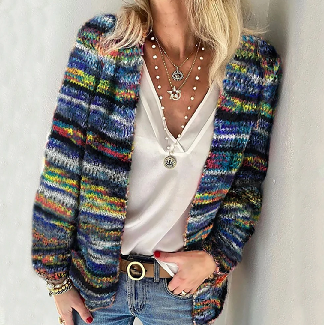 CANDACE - CARDIGAN SUAVE DE COLORES VIBRANTES