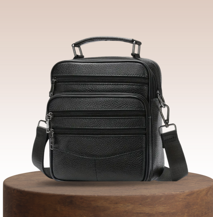Logan | Bolsa Cruzada Retro de Cuero para Hombre
