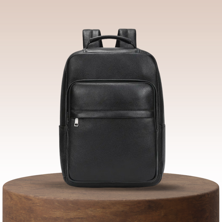 Everett | Mochila para Laptop de Cuero Genuino de Grano Superior