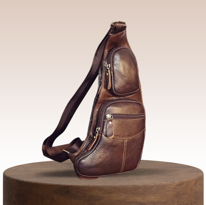 Beckett | Bolsa Cruzada Vintage de Cuero