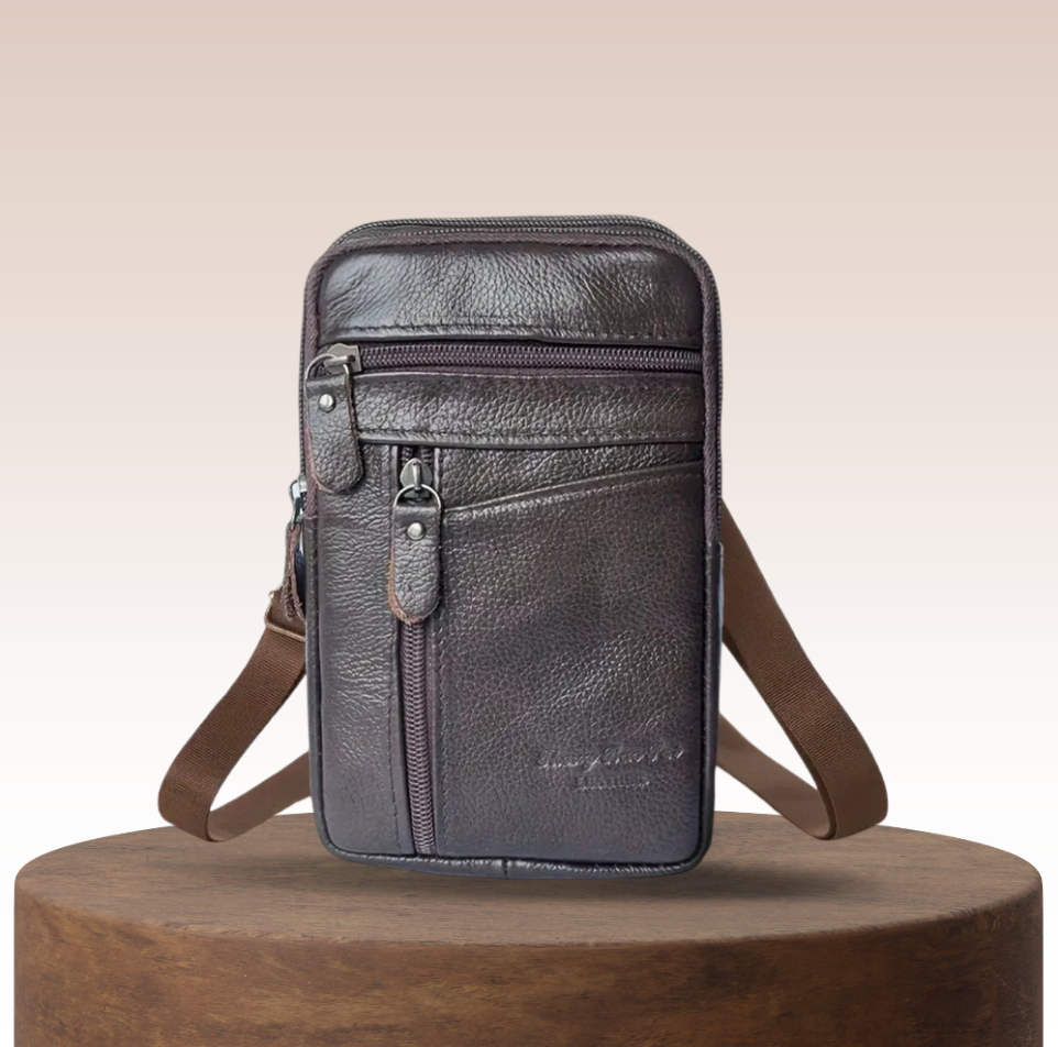 Winslow | Bolsa de Cintura y Cruzada de Piel de Cuero de Primera Capa