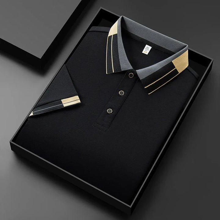 VALDEMOR - CAMISA POLO CLÁSICA CON BORDES EN CONTRASTE
