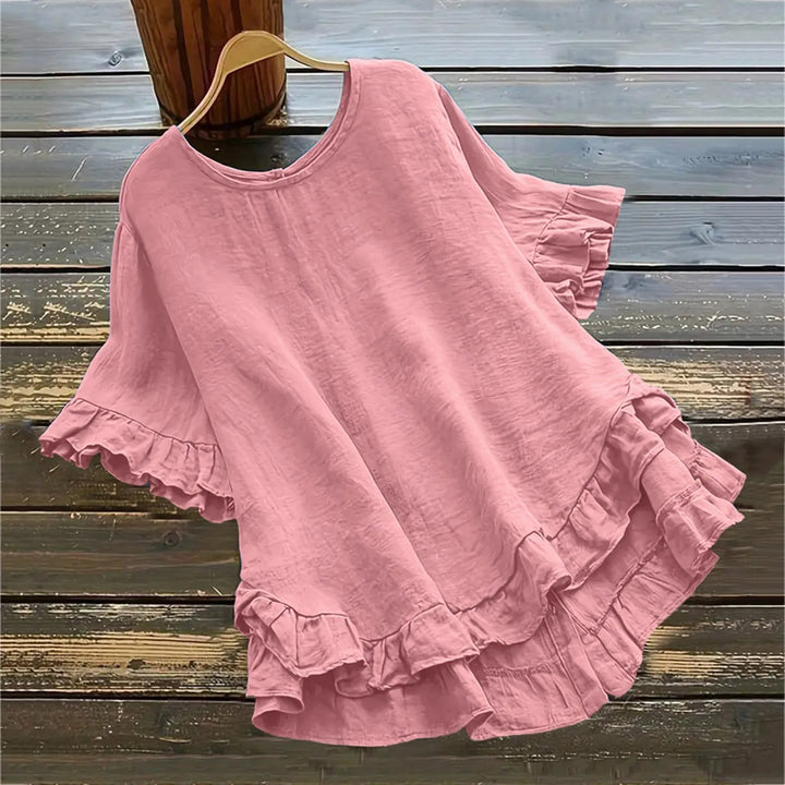 VIVITA - BLUSA DE LINO ELEGANTE