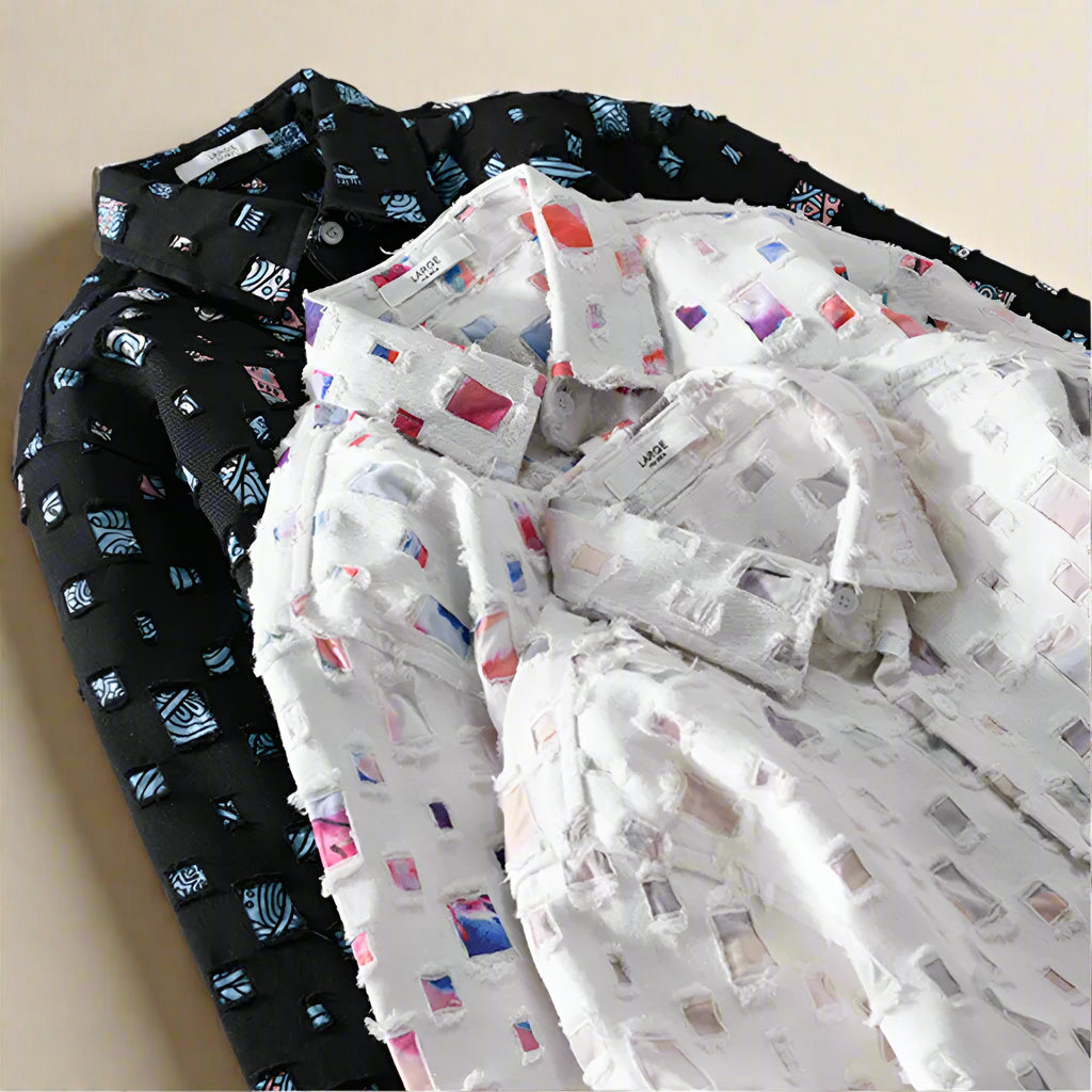 TAMMY - CAMISA CON ESTAMPADO SOFISTICADO