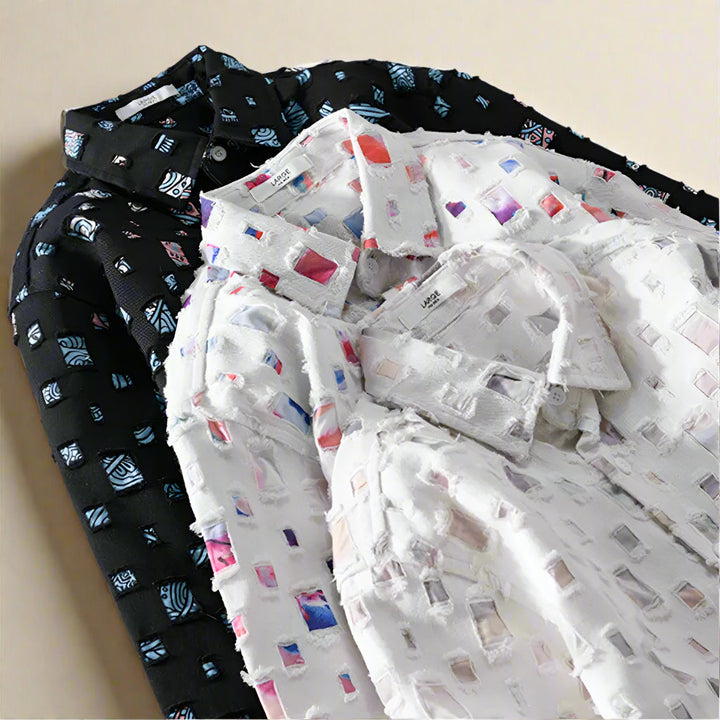 TAMMY - CAMISA CON ESTAMPADO SOFISTICADO