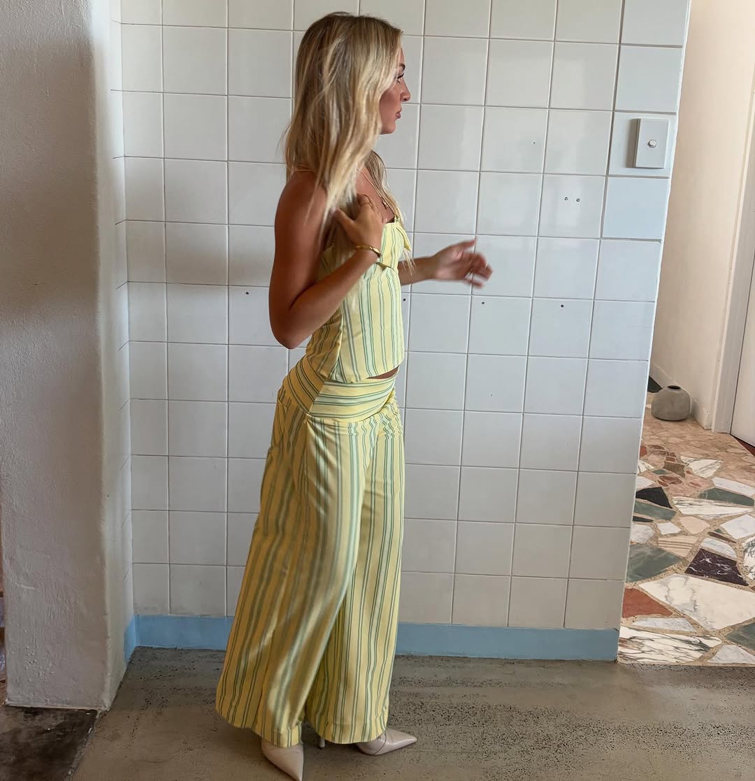 JANA - CONJUNTO DE OUTFIT ESTILO RAYAS