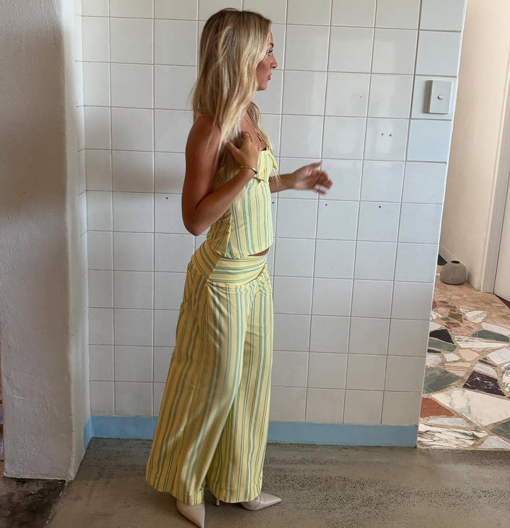 JANA - CONJUNTO DE OUTFIT ESTILO RAYAS
