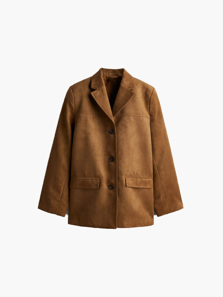EVELYN - CHAQUETA DE ANTE SINTÉTICO