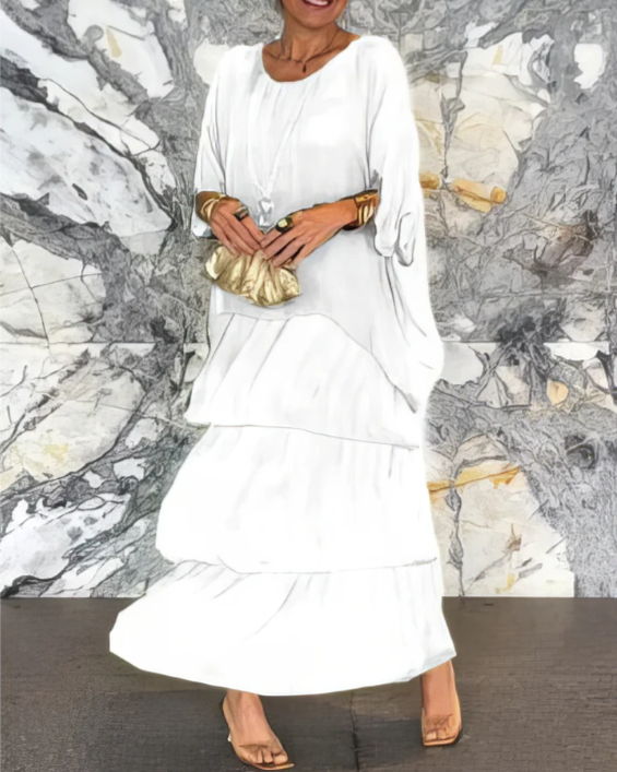 Carolina™ - Vestido Maxi Elegante que Cubre el Abdomen