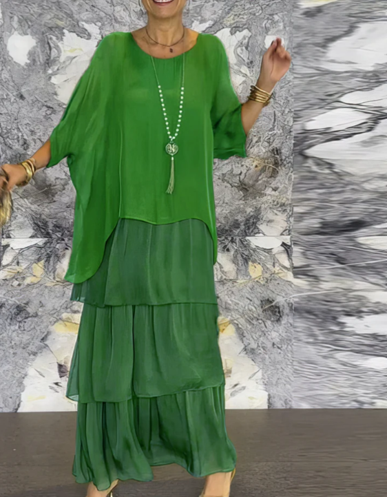 Carolina™ - Vestido Maxi Elegante que Cubre el Abdomen