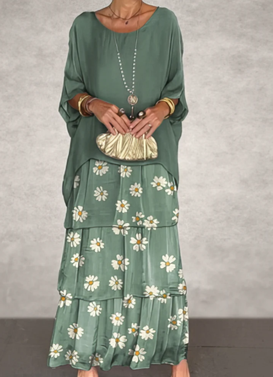 Carolina™ - Vestido Maxi Elegante que Cubre el Abdomen