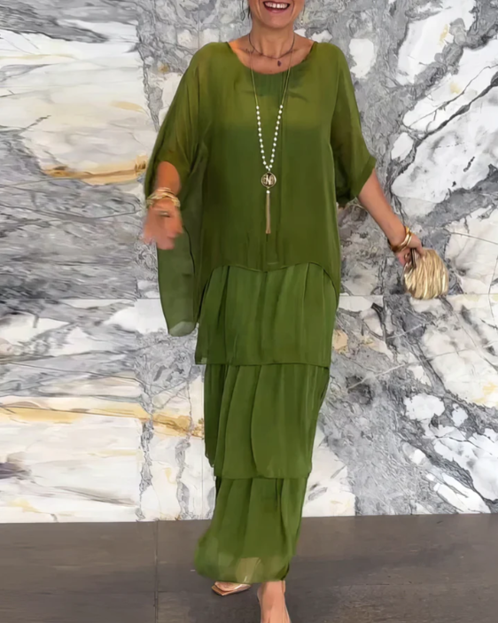 Carolina™ - Vestido Maxi Elegante que Cubre el Abdomen