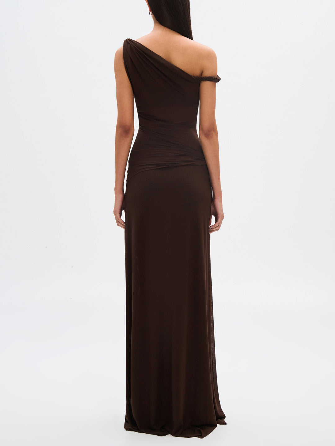 UDESSA - VESTIDO MAXI TEJIDO TEXTURIZADO MOCHA