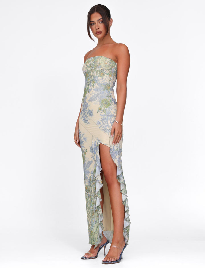 ABITAL - VESTIDO MAXI DE SILUETA FLUIDA