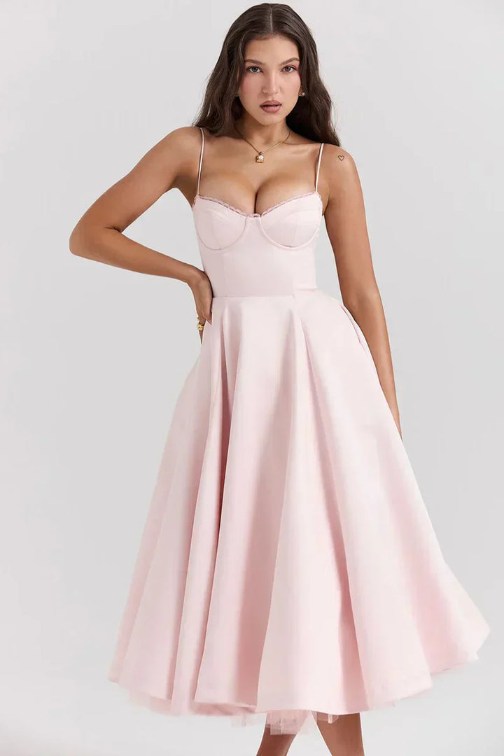 Cordelia | Vestido con Detalles Delicados de Tul