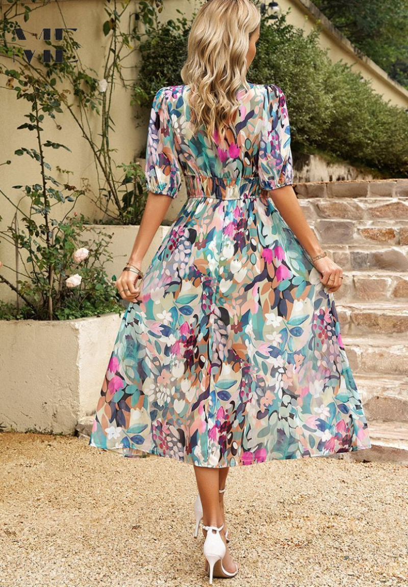 HAYLEY - VESTIDO CON ESTAMPADO FLORAL