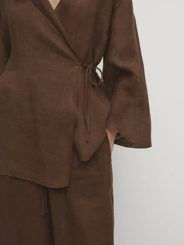 NIZZA - CONJUNTO DE LINO OTOÑAL